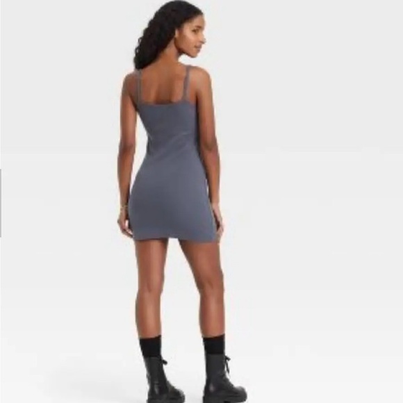 NEW Grayson Threads AC/DC Light Purple Lavender & Yellow Tank Top Mini Dress S M - Picture 3 of 3